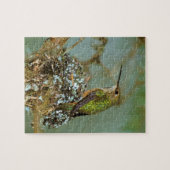 北米、米国、アラスカ。さびたハミング鳥 ジグソーパズル (横)