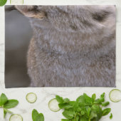 北米、米国、アラスカ、ハインズ。リンクス（フェリス2） キッチンタオル (折り畳み)