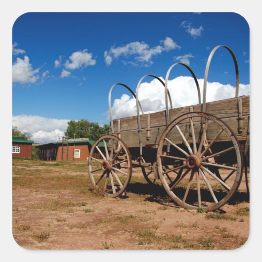 北米，米国，アリゾナ，ナバホインディアン2 スクエアシール (正面)