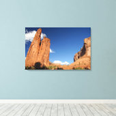 北米,米国,アリゾナ,ナバホインディアン4 キャンバスプリント (インサイチュ (ウッドフロア))