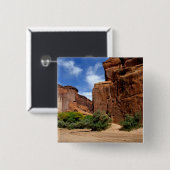 北米、米国、アリゾナ、ナバホインディアン5 缶バッジ (正面&裏面)