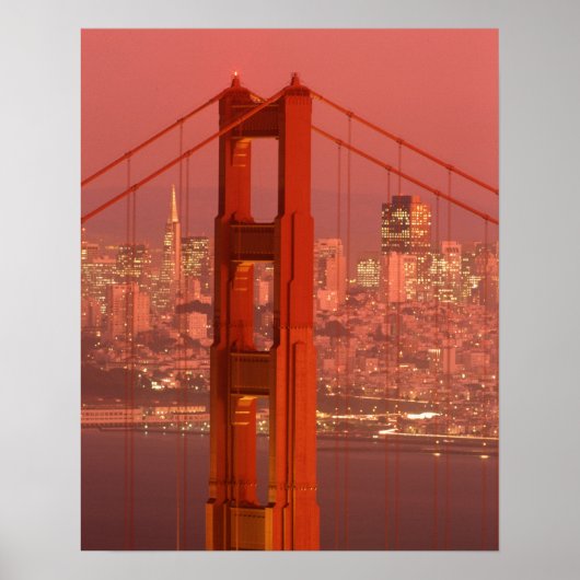 北米、米国、カリフォルニア、サンフランシスコ。 ポスター (正面)