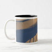 北米，米国，カリフォルニア，デスバレー3 ツートーンマグカップ (左)
