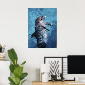 北米、米国、ハワイ。イルカ ポスター (ホームオフィス)