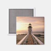 北米、米国、マサチューセッツ州、ナンタケット4 マグネット (正面/裏面)