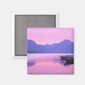 北米，米国，モンタナ州，氷河ナショナル2 マグネット (正面/裏面)