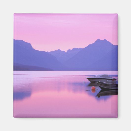 北米，米国，モンタナ州，氷河ナショナル2 マグネット (正面)