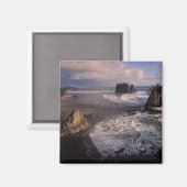 北米、米国、ワシントン、オリンピックNP、 マグネット (正面/裏面)