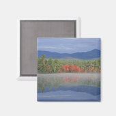 北米、米国、NH、秋反射 マグネット (正面/裏面)