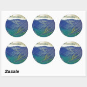 北米、統一された州、米国、北西 ラウンドシール (シート)