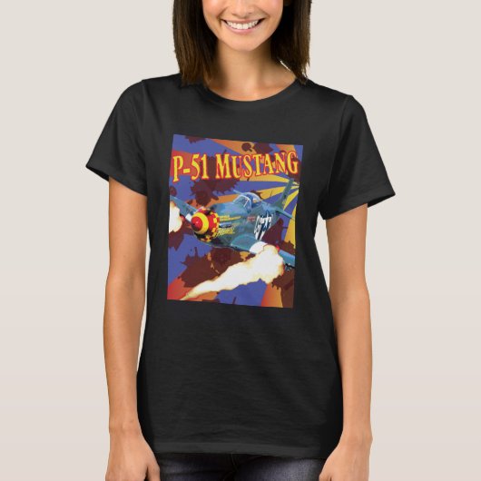 北米P 51マスタング Tシャツ (正面)