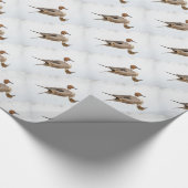 北素晴らしのアヒルの反射 ラッピングペーパー (角)