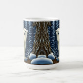 北素晴らしの白い熊 コーヒーマグカップ (中央)