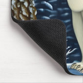 北素晴らしの白い熊 マウスパッド (コーナー)