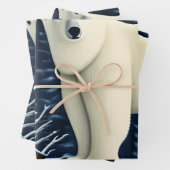 北素晴らしの白い熊 ラッピングペーパーシート (インサイチュ)