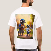 "北素晴らしアメリカ哺乳動物写真Tシャツ – Na Tシャツ (裏面)