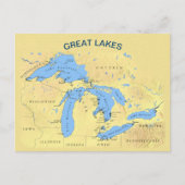 北素晴らしアメリカ湖 ポストカード (正面)