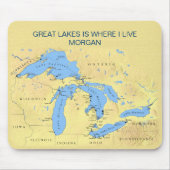 北素晴らしアメリカ湖 マウスパッド (正面)