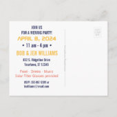 北素晴らし米の総太陽の食パーティー インビテーションポストカード (裏面)