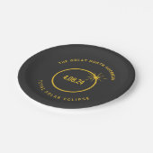 北素晴らし米太陽の皆既食04.08.24 ペーパープレート (アングル)