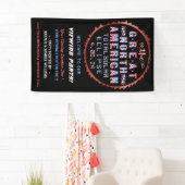 北素晴らし米太陽のEclipse表示パーティー 横断幕 (インサイチュ)