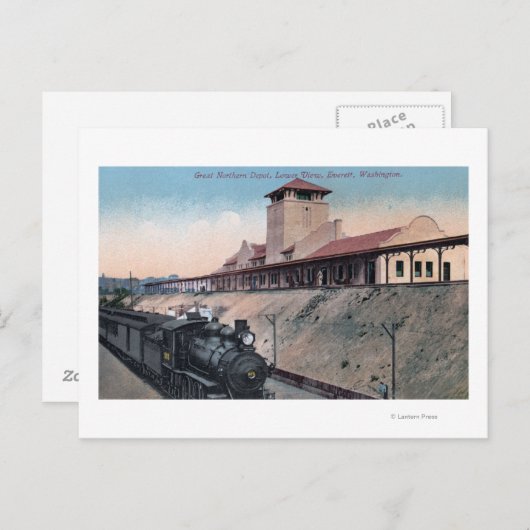 北素晴らし線車庫2 ポストカード (正面/裏面)