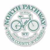 北経路(サイクリング) シール (正面)