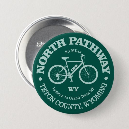 北経路(サイクリング) 缶バッジ (正面&裏面)
