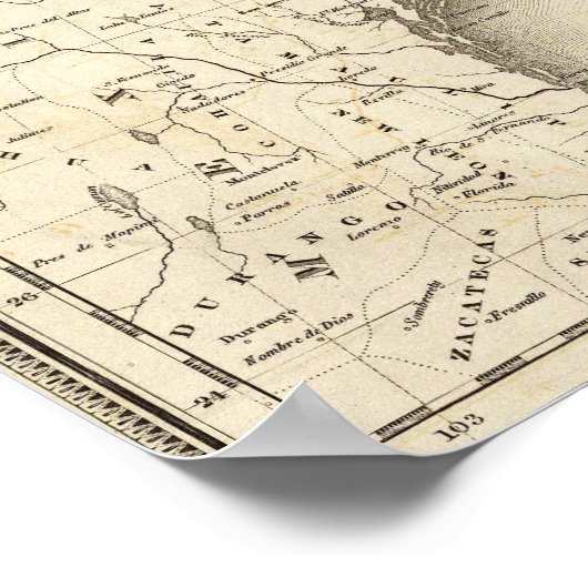 北統一されたアメリカ州 ポスター (角)