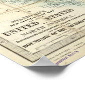 北統一されたアメリカ州 ポスター (角)