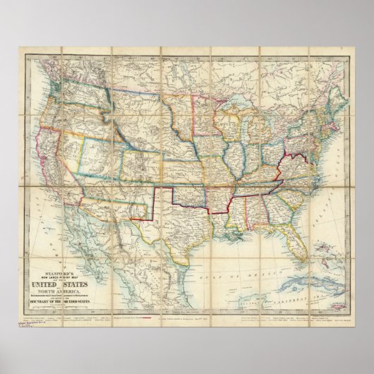 北統一されたアメリカ州 ポスター (正面)