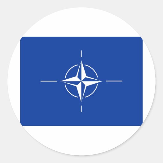 北緯フラグ ラウンドシール (正面)