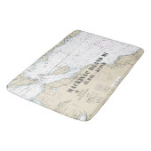 北航海のミシガン経緯度表 バスマット (アングル)