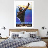 北表現米イタリアン～線 – XL キャンバスプリント (インサイチュ (寝室))