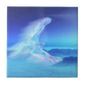 北装飾瓦の鳳凰 タイル (正面)