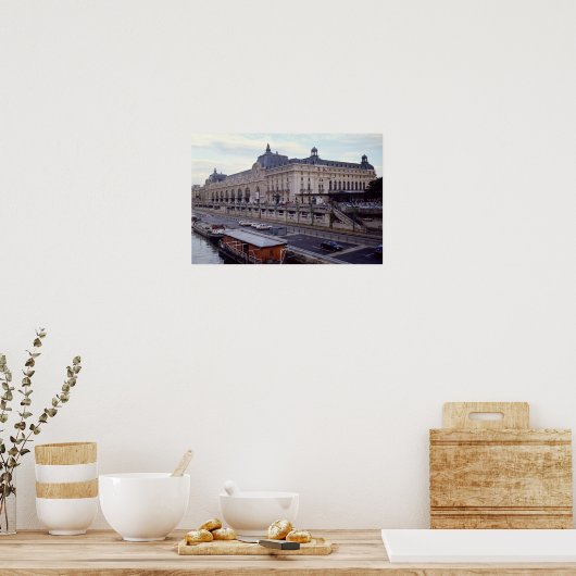 北西からのオルセー美術館の眺め ポスター (キッチン)