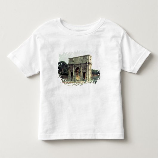 北西からのコンスタンチーヌのアーチ トドラーTシャツ (正面)