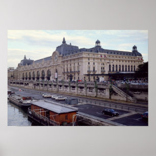北西からd'Orsay Museeの眺め ポスター