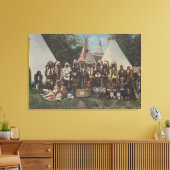 北西のインディアンで捕虜のワウ戦前 キャンバスプリント (インサイチュ (リビング))