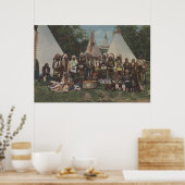 北西のインディアンで捕虜のワウ戦前 ポスター (キッチン)