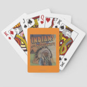 北西のインディアン-インディアンの酋長及びテント小屋 トランプ (裏面)