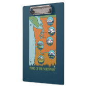 北西のピーク- 5つの山 クリップボード (左)