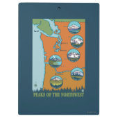 北西のピーク- 5つの山 クリップボード (裏面)