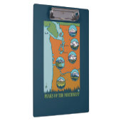 北西のピーク- 5つの山 クリップボード (右)