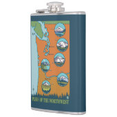 北西のピーク- 5つの山 フラスク (左)