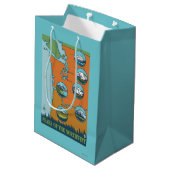 北西のピーク- 5つの山 ミディアムペーパーバッグ (裏面アングル)