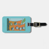 北西のピーク- 5つの山 ラゲッジタグ (正面横)