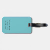 北西のピーク- 5つの山 ラゲッジタグ (裏面横)