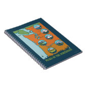 北西のピーク – 5山違う々 ノートブック (右側)