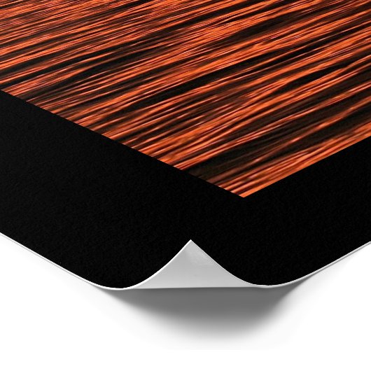 北西の日没 ポスター (角)